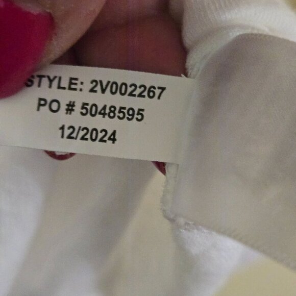 Vineyard Vines 2024 White Long Sleeve Cotton Rounded Hem Hooded Tee Shirt Size L - Picture 9 of 9